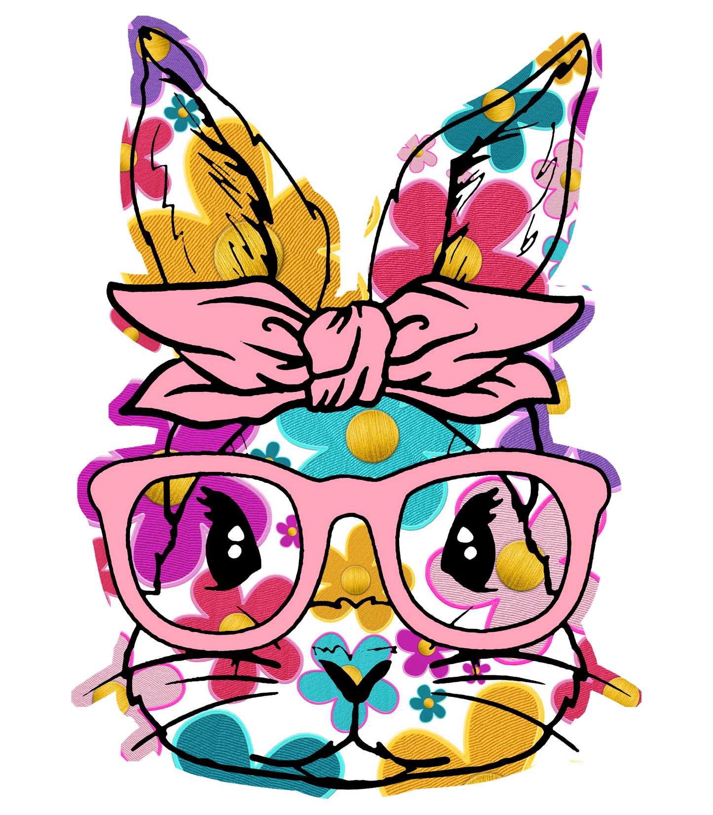 Easter Bunny in Glasses