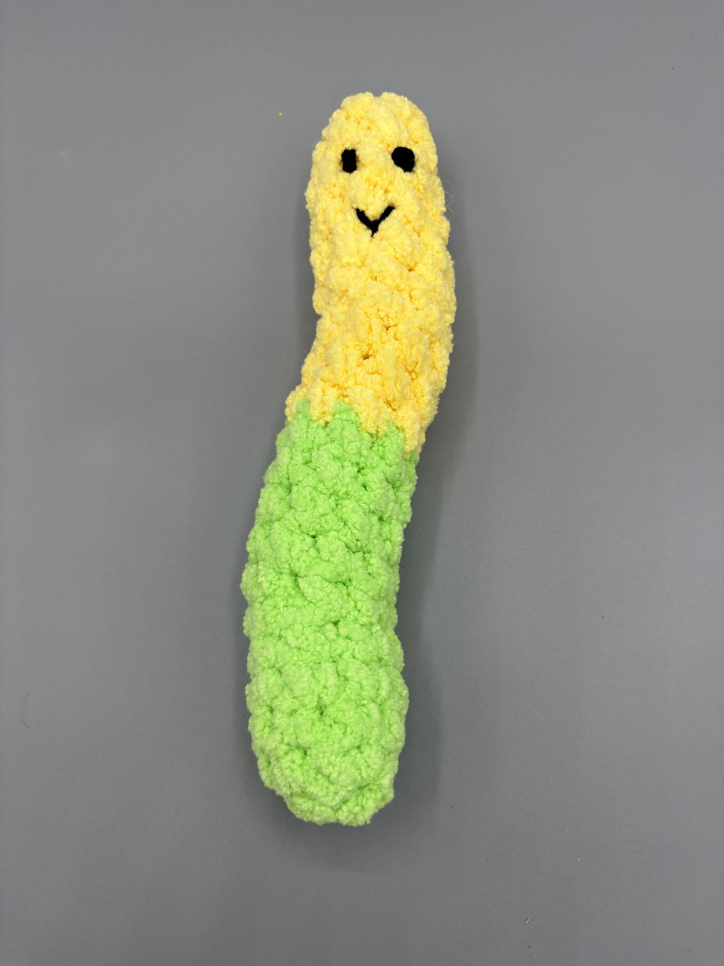 Yellow and Green Gummy Worm