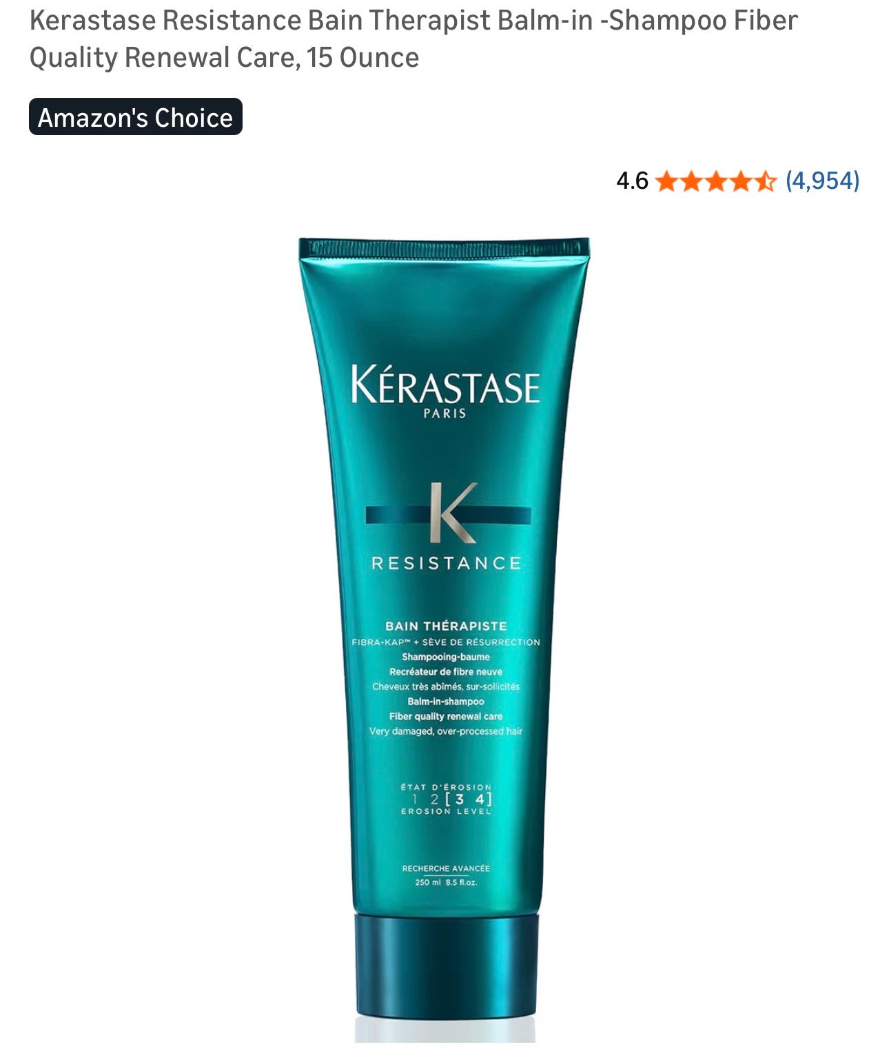 Kérastase Resistance Bain Therapist shampoo