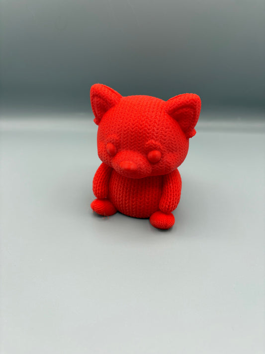 3D Knit Red Panda