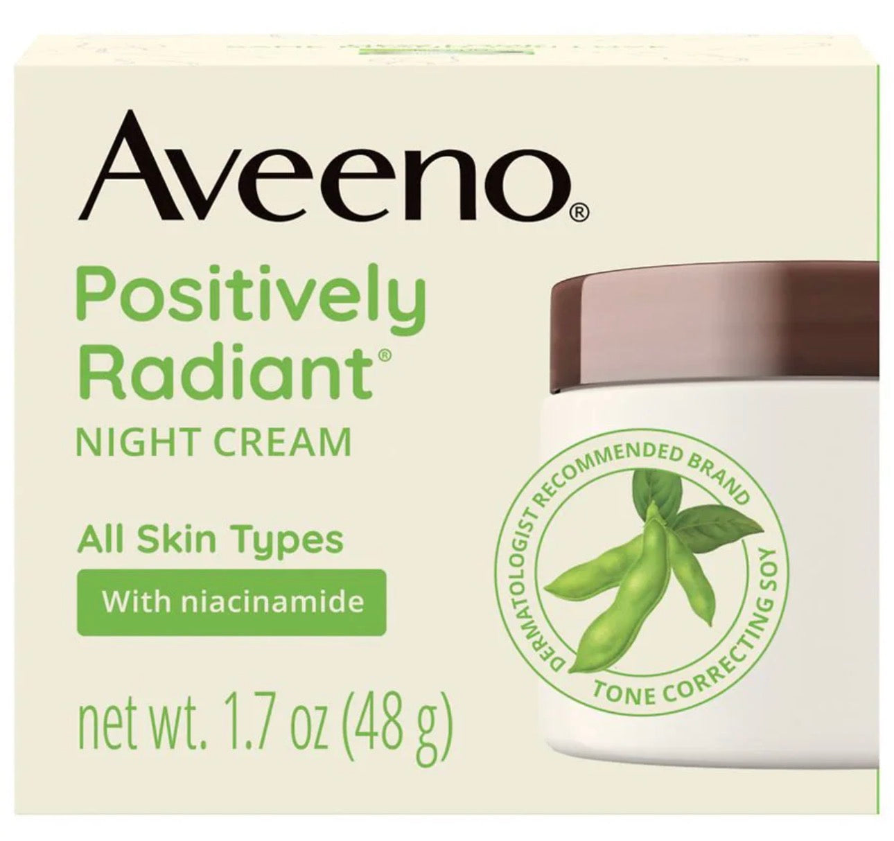 Aveeno Positively Radiant Night Cream