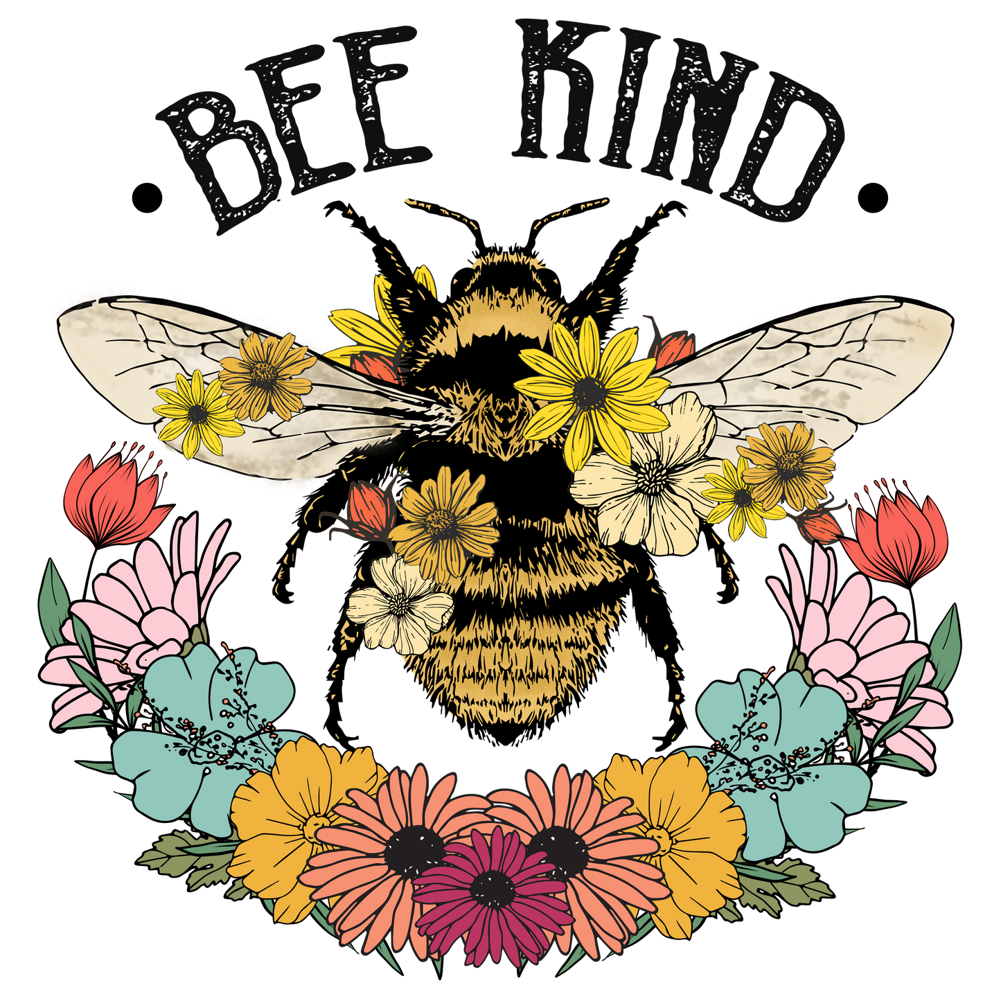 Bee Kind Wild Flower