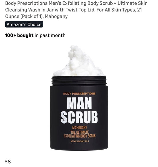 Body Prescriptions Man Scrub