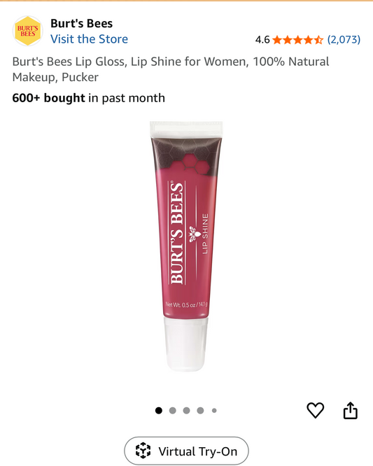 Burt's Bees lip gloss