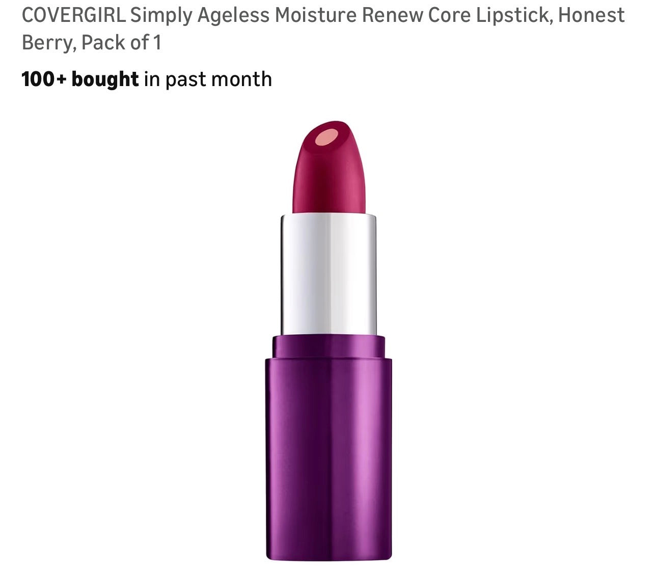 COVERGIRL Simply Ageless Moisture Renew Core Lipstick