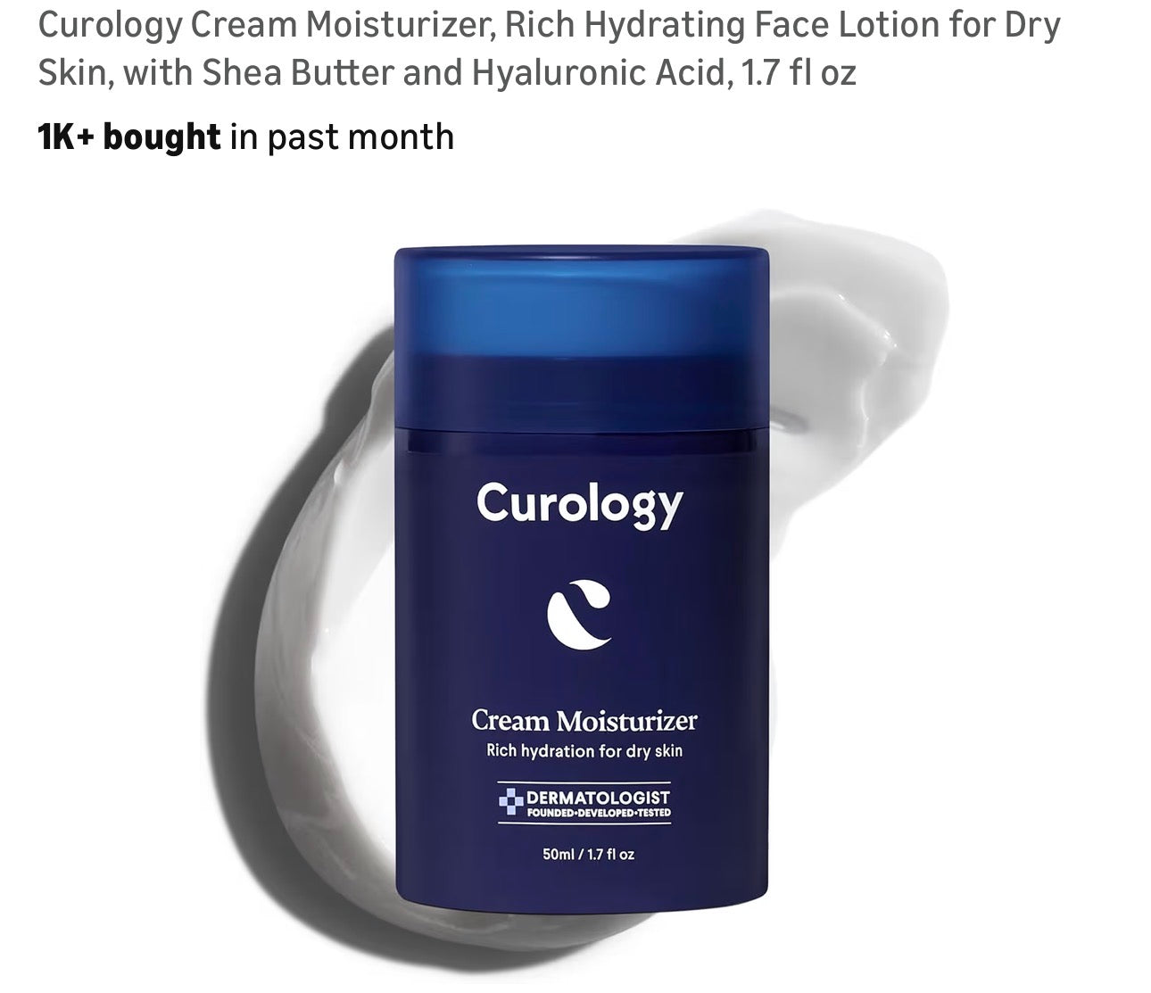 Curology cream moisturizer