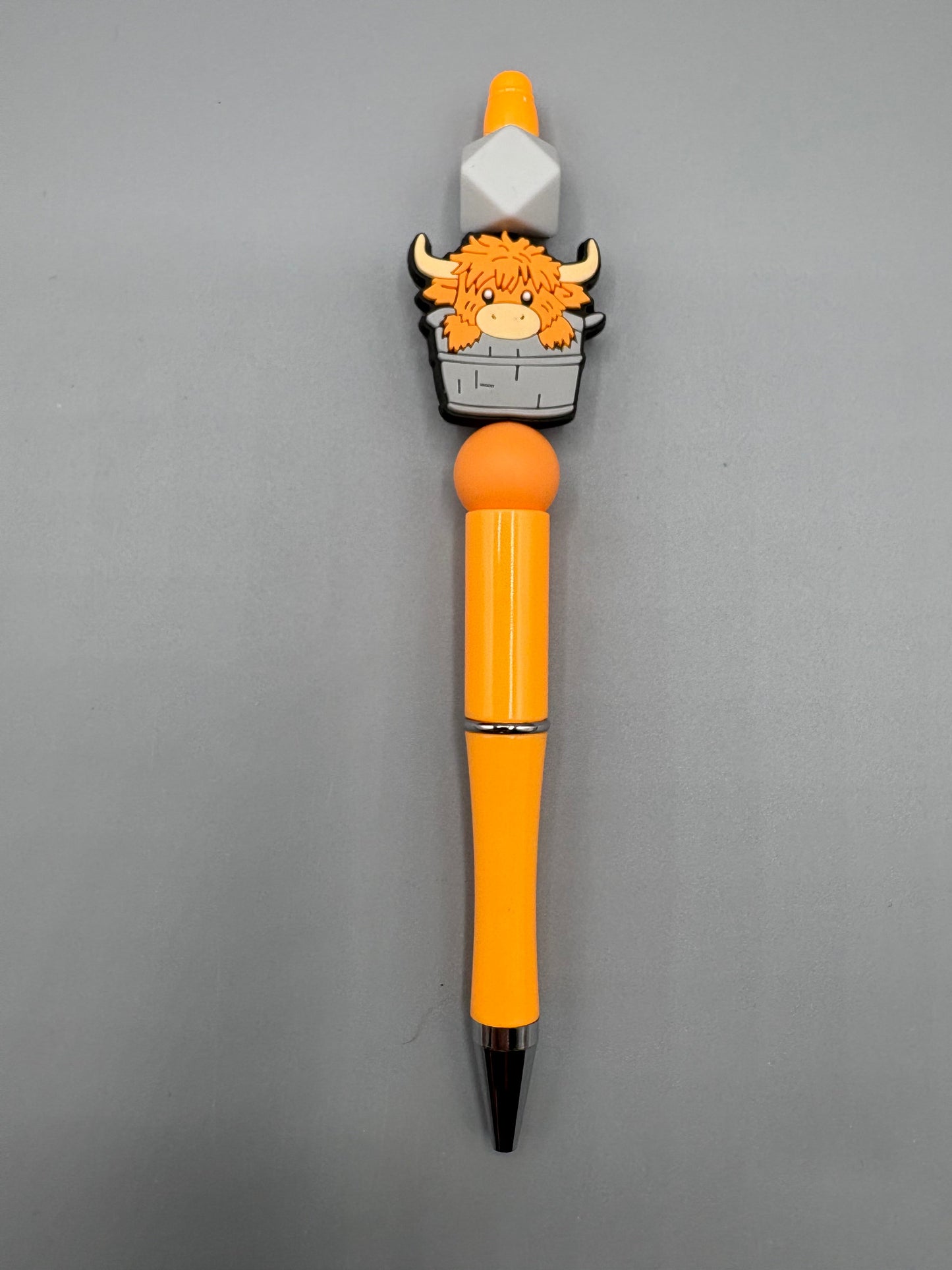 Highland Cow in Bucket