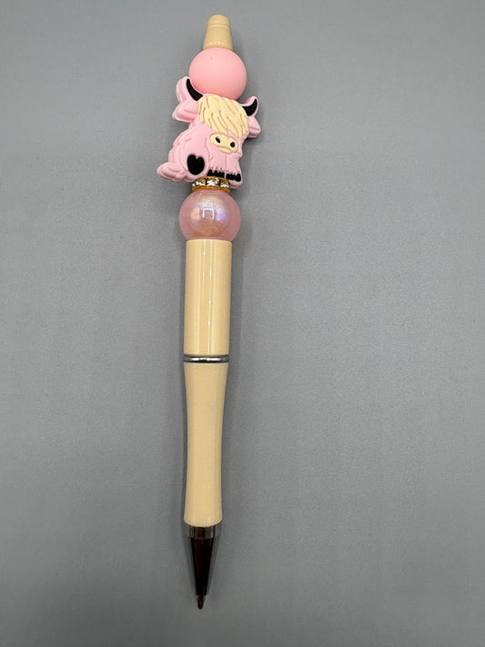Pink Highland Cow Pen