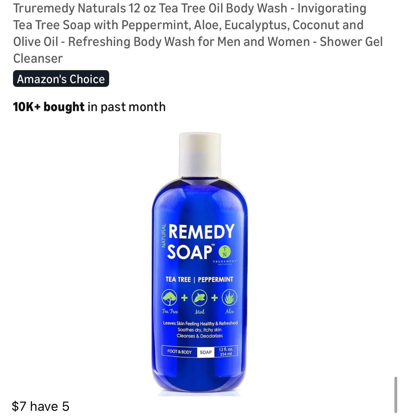 TruRemedy Naturals Soap