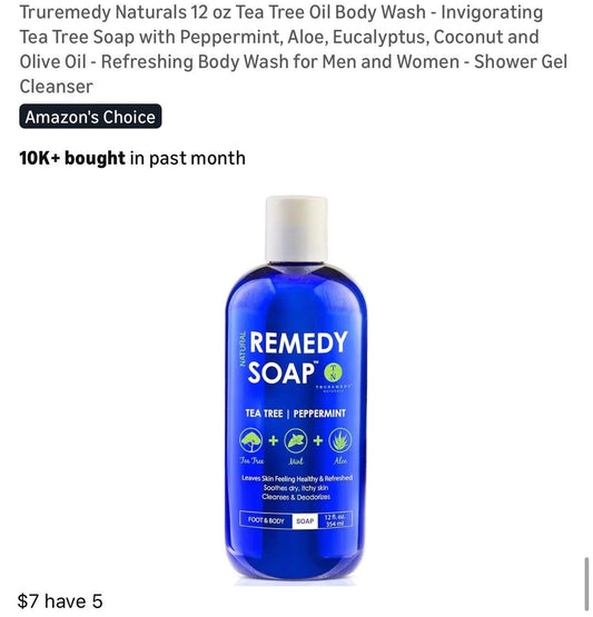 TruRemedy Naturals Soap