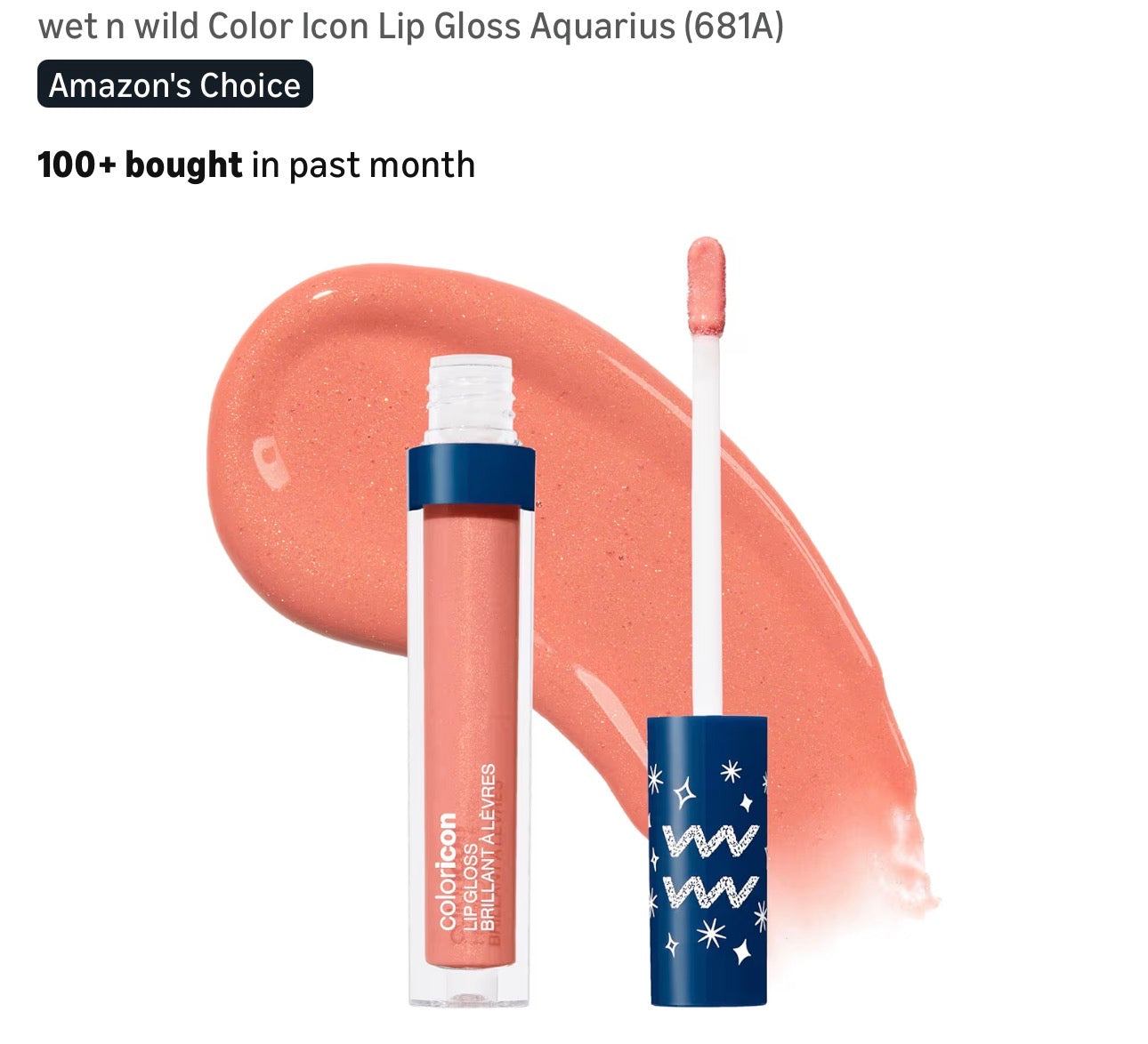 Wet n Wild Color Icon Lip Gloss Aquarius