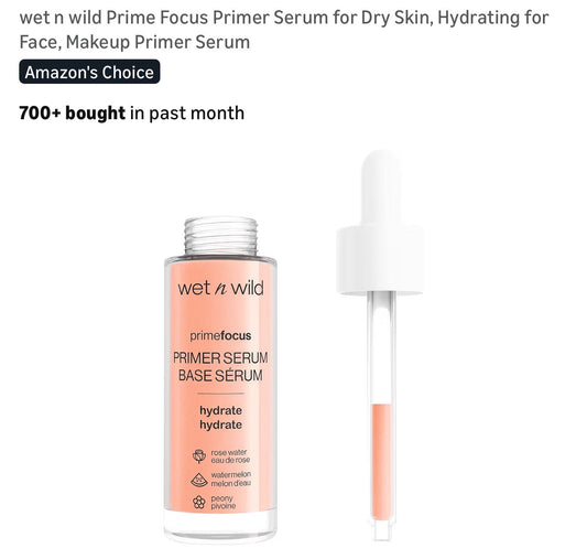 Wet n Wild Prime Focus Primer Serum